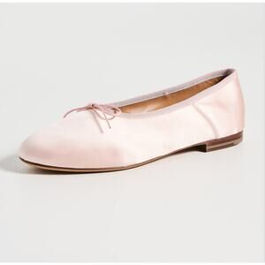 Mansur Gavriel Dream Ballerina Flats in Rose Satin 40